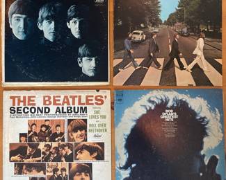 Vintage Record Collection: The Beatles, Bob Dylan