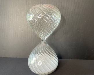 Large hourglass decor