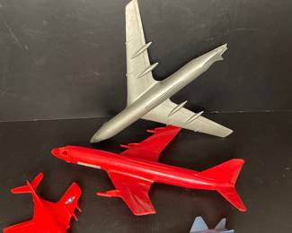 Vintage plastic toy planes