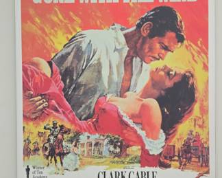 Gone with the Wind movie poster 