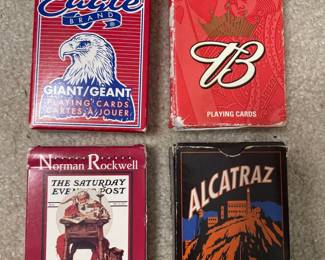 Vintage playing cards: Budweiser, Norman Rockwell