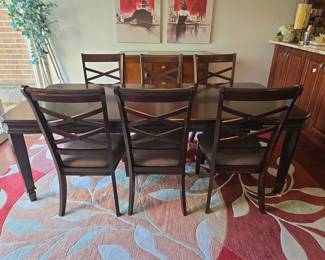 Ashley Furniture dinning room table and 6 chairs