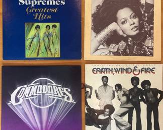 Diane Ross, The Supremes, Earth Wind & Fire, The Commodores