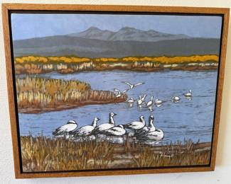 Batik wall art