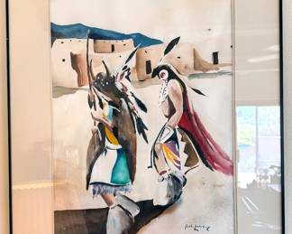 Multiple Paul Sanchez (Abq) original paintings