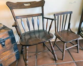 Assorted vintage chairs
