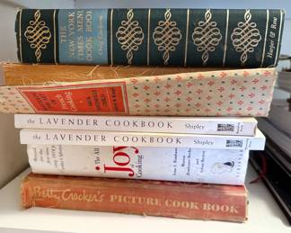 Cookbooks: Soup, baking, Joy of Cooking, New York Times