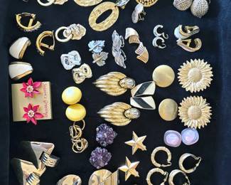Costume jewelry, including Ross + Simons necklaces, clip on earrings, necklaces, brooches