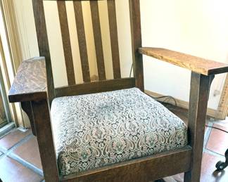Mission-style rocking chair