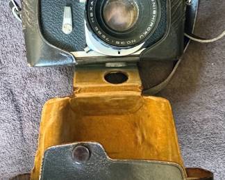 Vintage Konica FS camera + 2 lenses