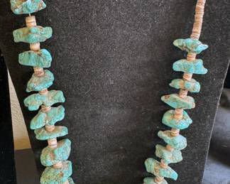 Large assortment of Native American jewelry: necklaces, pendants, bracelets, rings, earrings (mostly clip on)