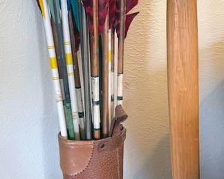 Bow + arrows