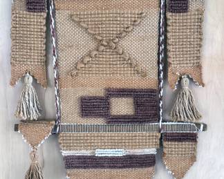 Macrame/weaving wall hanging