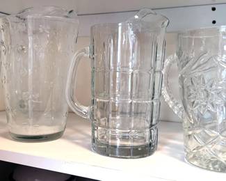 Glass pitchers