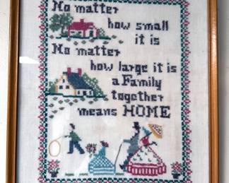 Vintage embroidered pieces
