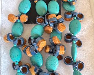 Costume jewelry, including Ross + Simons necklaces, clip on earrings, necklaces, brooches
