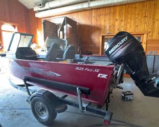 Mercury 1625 Fury XL Boat with Trailer