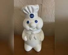 Vintage 1988 Pillsbury Doughboy Collectible Cookie Jar, No chips or cracks