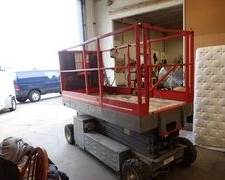 1 Scissor Lift MEC 2548HT Scissor Lift, aerial electric scissor lift 24 Ft. 9 in. max platform height
