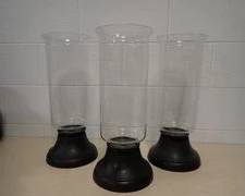 Pottery Barn Hurricane Candle Holders
