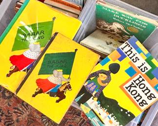 Lots of vintage books