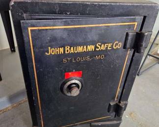 Antique 1912 John Baumann Floor Safe St. Louis