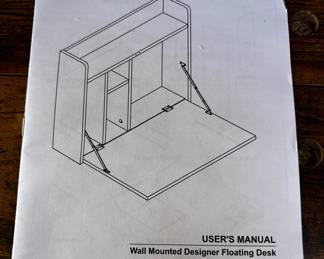 New Floating Wall Desk