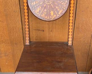 Small Chair w Inlaid Design