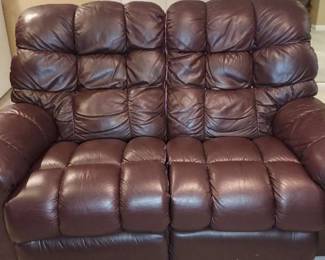 LaZBoy Button Tufted Reclining Loveseat
