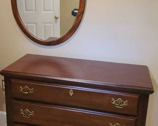 Dresser with Wall Mirror