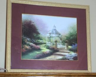 Thomas Kinkade Hidden Gazebo with Frame
