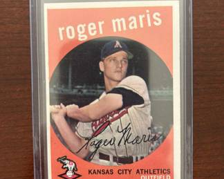 Roger Maris 202 1959 Topps Baseball Card