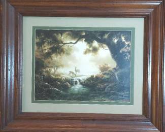 Dalhart Windberg Woodland Reflectiins Framed Print
