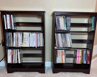 DVD CD Storage Shelving With Dvds