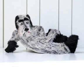 Fluffy Dog Full Body Costume by Gorilla Factory, Adult Size