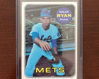 Nolan Ryan 2nd Year 533 1969 Topps Baseball Card