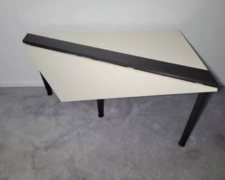 Vintage IKEA Folding Black White Table