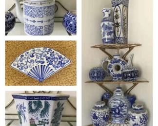 Asian Blue White