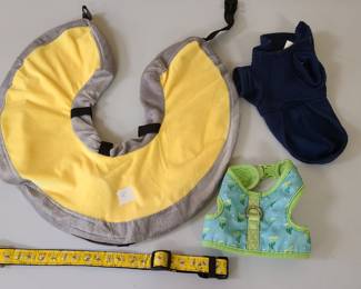 Pet supplies: inflatable dog cone, collar, more
