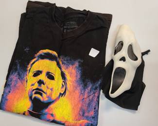 Horror Halloween t-shirt, Scream mask