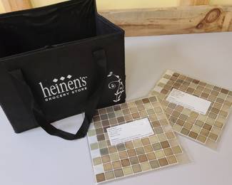 Heinen's grochery bag, tiles