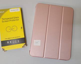 Screen protector, tablet case