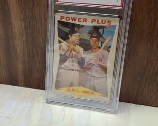 TOPPS graded Power Plus Baseball Colavito, Francona