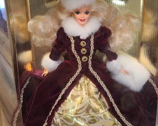 vintage Holiday Barbies  toy doll - sealed