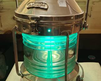 Anchor nautical lantern chrome light - works
