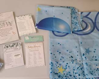Baby Shower banners, games, invites