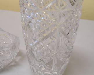 leaded crystal vase