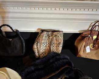We have Christian Dior, Burberry and Ralph Lauren bags.