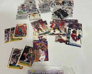MultiSport Card Memorabilia Lot NBA, NHL, Olympic Hall of Fame, Dan Issel Plaque Avalanche