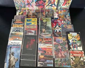 Vintage 52 Comic Lot SpiderMan, Planet of the Apes, Hellblazer, The Crow, Vertigo Rarities More